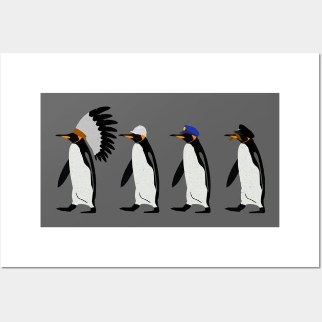 Penguins Village People YMCA Wall Art by LuisP96